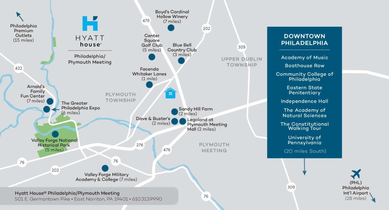 Hyatt House Philadelphia/Plymouth Meeting Hotel East Norriton Екстериор снимка